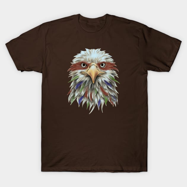 Painted Eagle T-Shirt by Perezart99